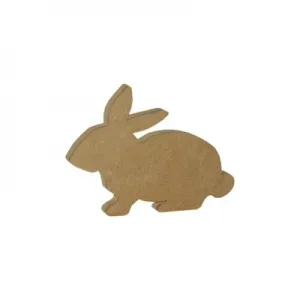 Zając MDF Leżący duży 24cm